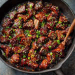 Sweet & Sticky Steak Bites