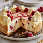 White Chocolate Raspberry Cheesecake