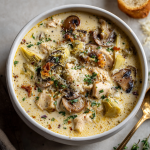 Creamy Chicken Artichoke Soup