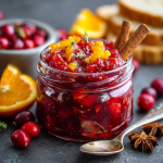 Strawberry Cranberry Jam with Orange and Cinnamon : Festive, Fruity & Flavor-Packed