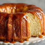 Southern Caramel Cream Cheese Pound Cake with Rich Caramel Glaze