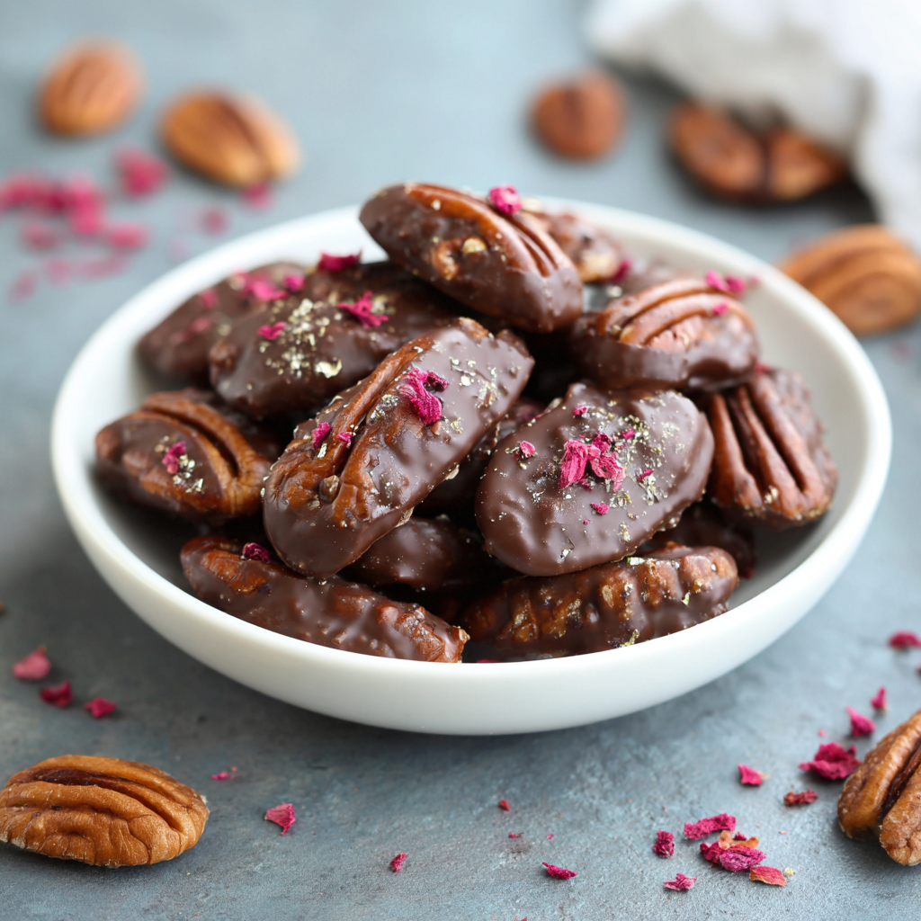 Keto Chocolate-Covered Pecans : Irresistible Low-Carb Delight
