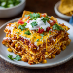 Cheesy Pinto Bean Taco Casserole : Quick, Hearty & Crowd-Pleasing
