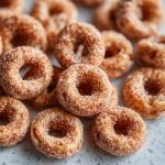 Mini Cinnamon Sugar Cheerios “Donuts” : A Quick, Sweet Snack Hack