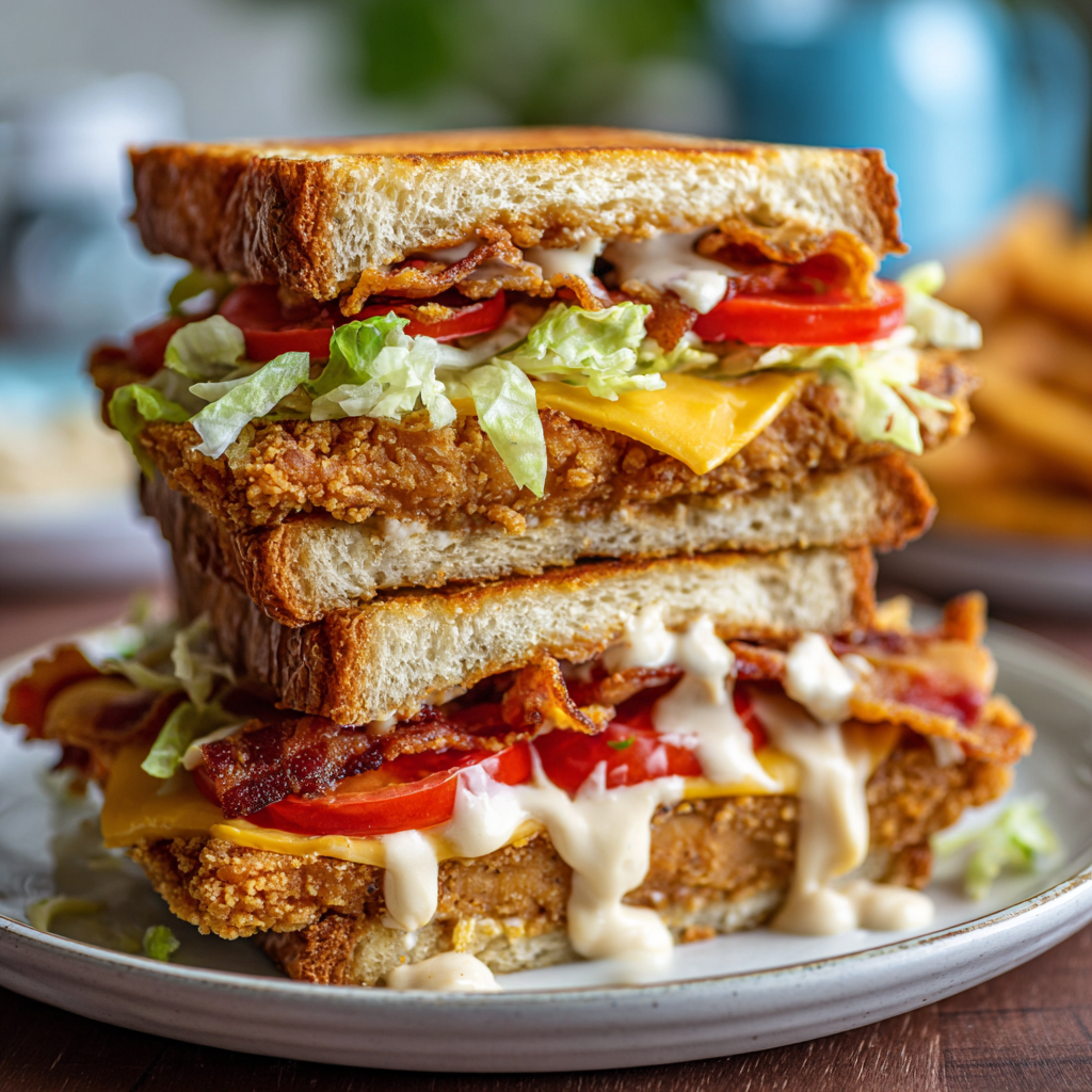 Vegan KFC-Style Double Down : A Plant-Based Fast Food Fantasy