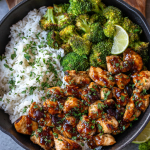 Sticky Grape Chipotle Chicken Bowls : Easy, Sweet, and Smoky Meal Prep