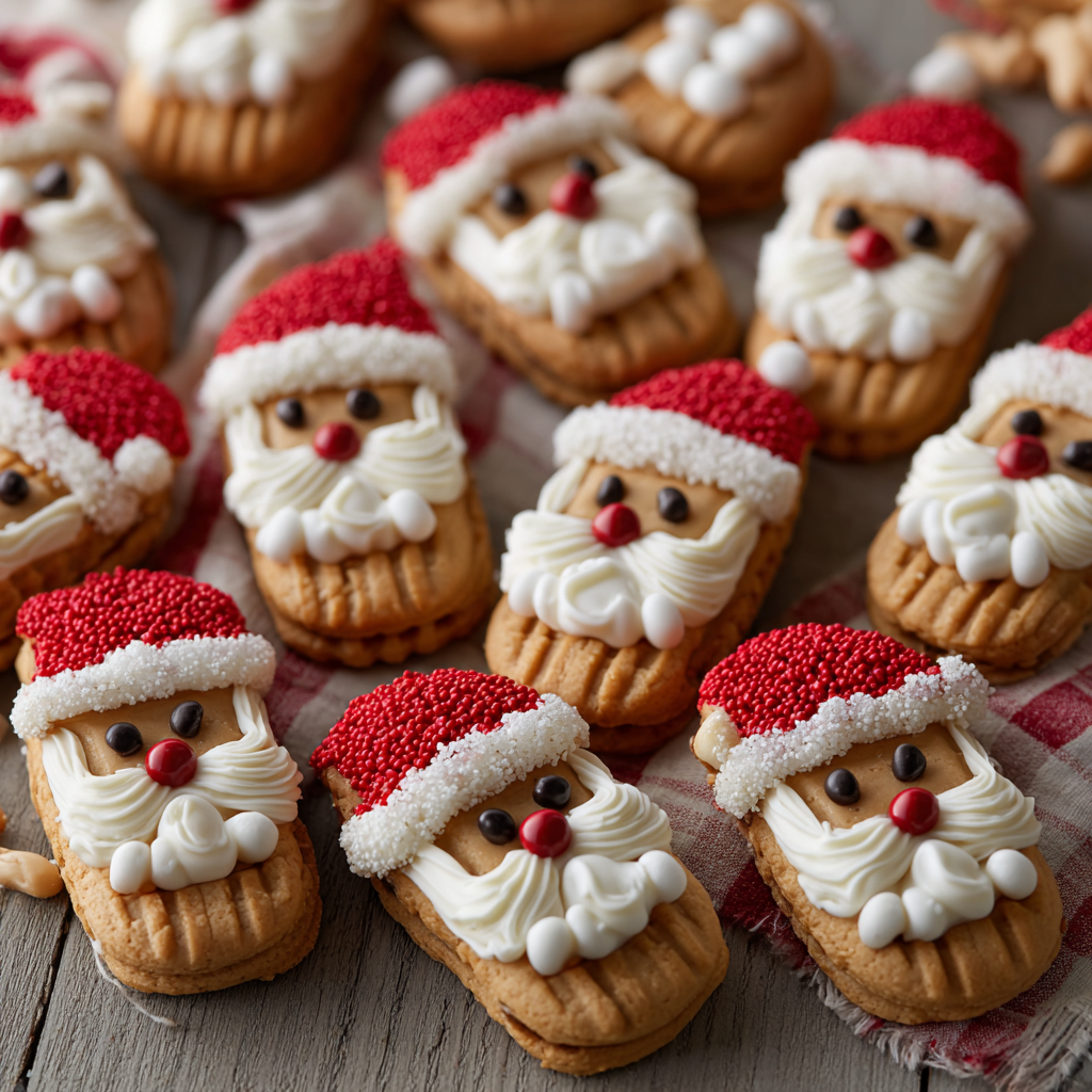 Santa Nutter Butter Cookies : A Fun, Festive Holiday Treat