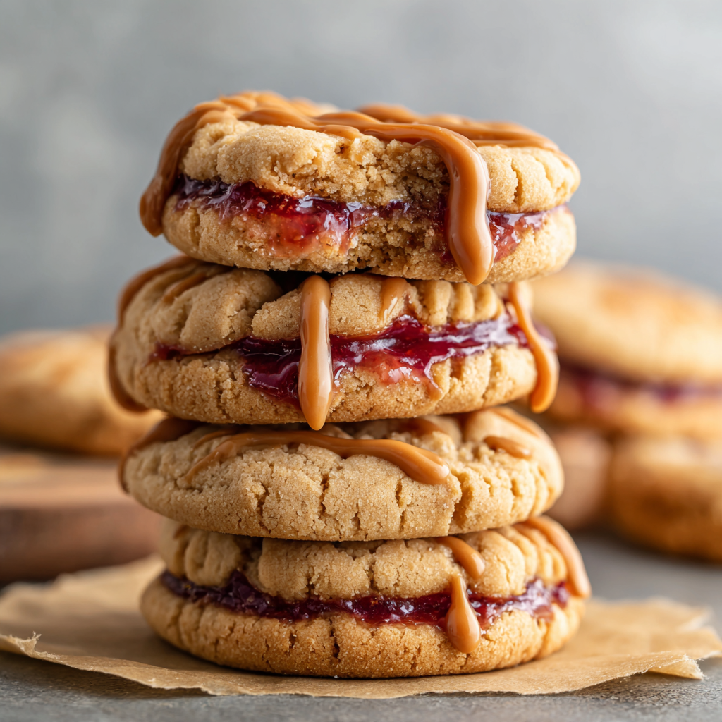 PB&J Thumbprint Cookies | Your Childhood Sandwich in a Cookie!