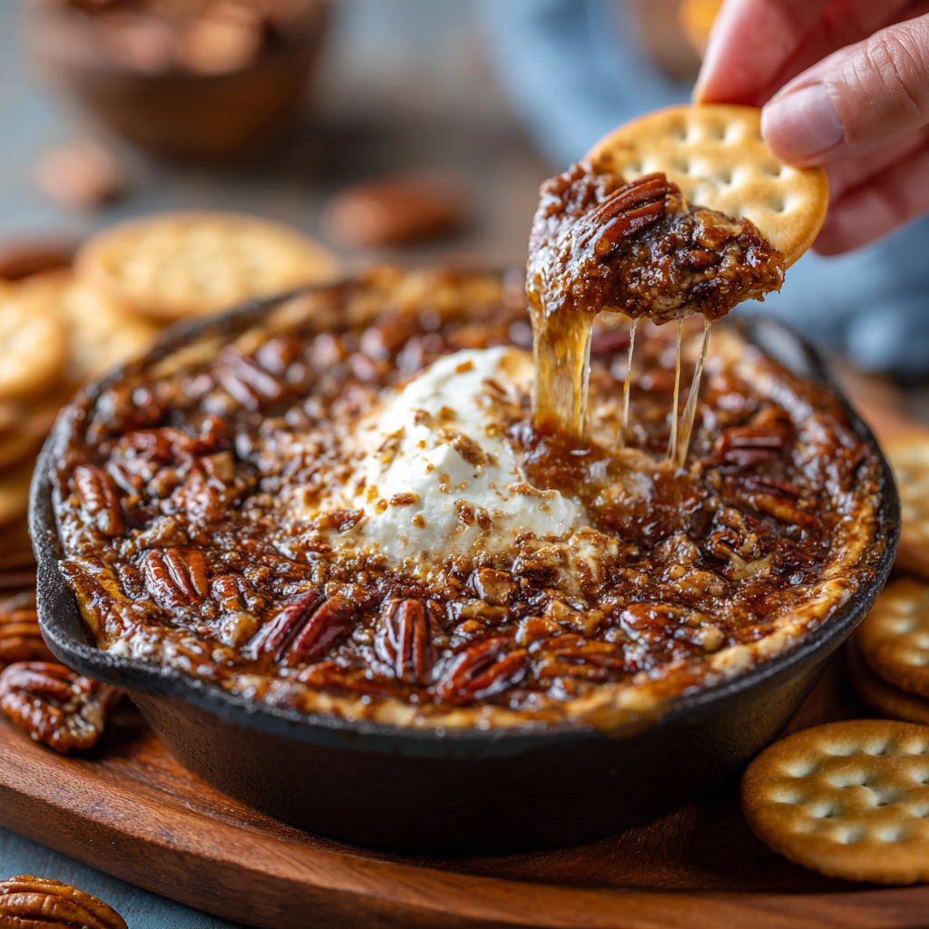 Don’t skip toasting the pecans—it deepens the flavor dramatically. Use dark brown sugar for deeper caramel notes. If reheating, use low heat and add a splash of cream or water to loosen. Naturally gluten-free—just choose GF dippers if needed.