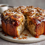 Banana Burnt Sugar Crunch Cake : A Lush Dessert with a Crackly Twist