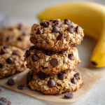 3-Ingredient Banana Oat Cookies : Healthy, Easy & Naturally Sweet