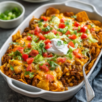Walking Taco Casserole : Crunchy, Cheesy, and Perfect for Scooping