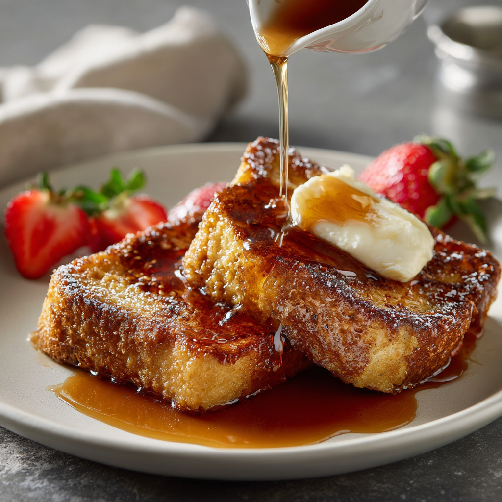 Overnight Crème Brûlée French Toast : Buttery, Caramelized Brunch Magic