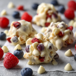 White Chocolate Berry Clusters : Sweet, Crunchy, and No-Bake in Minutes