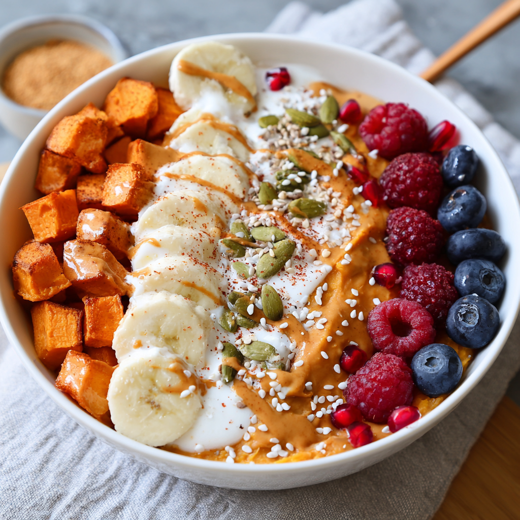 Healthy Sweet Potato Breakfast Bowl : Nourishing, Naturally Sweet, and Glow-Boosting