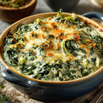 Creamy Baked Spinach Casserole : Easy, Cheesy & Crowd-Pleasing