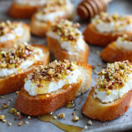 Honey Ricotta Toast Bites : Elegant, Simple, and Bursting with Flavor