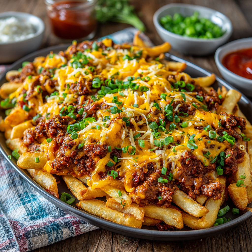 Ultimate Chili Cheese Fries : Gooey, Loaded, and Totally Satisfying