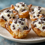 Mini Cannoli Cups : Bite-Sized Bliss with Creamy Ricotta Filling