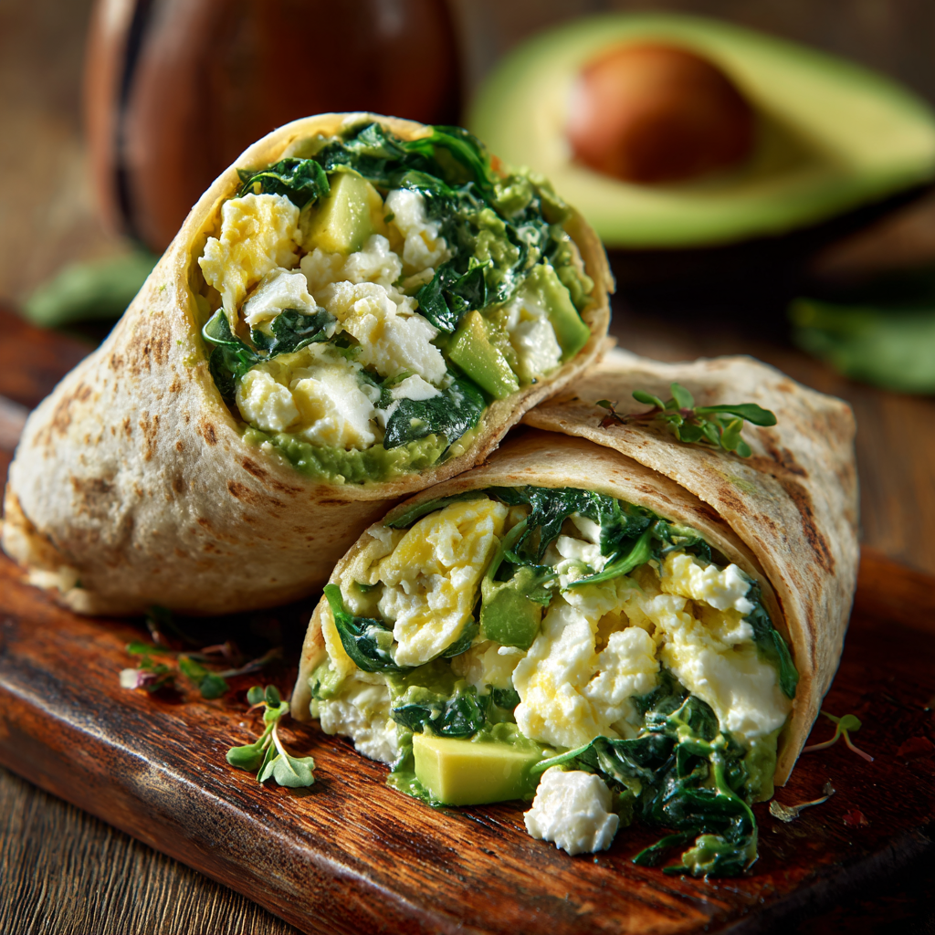Green Goddess Breakfast Burritos : High-Protein, Veggie-Packed Morning Fuel