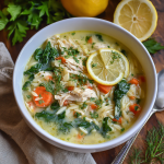 Lemon Chicken & Orzo Soup (Greek Style) : Comforting, Bright, and Velvety