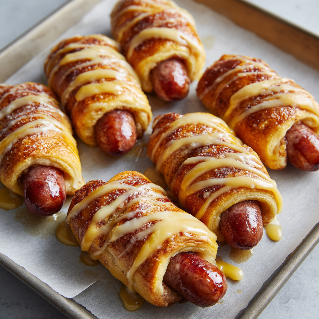 Sweet & Savory Breakfast Pigs in a Blanket Recipe
