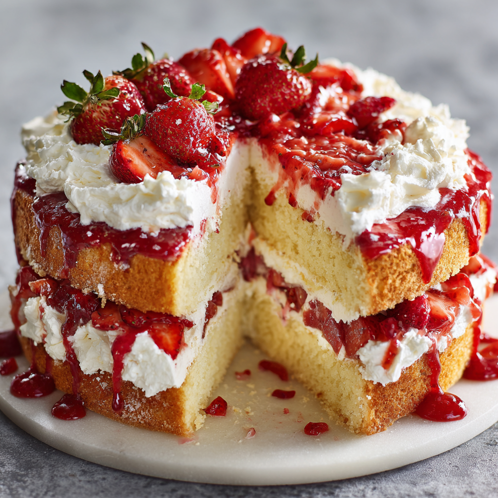 Strawberry Shortcake Dream Cake Recipe