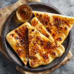 Hot Honey Sourdough Flatbread : Crispy, Spicy, and Totally Snackable