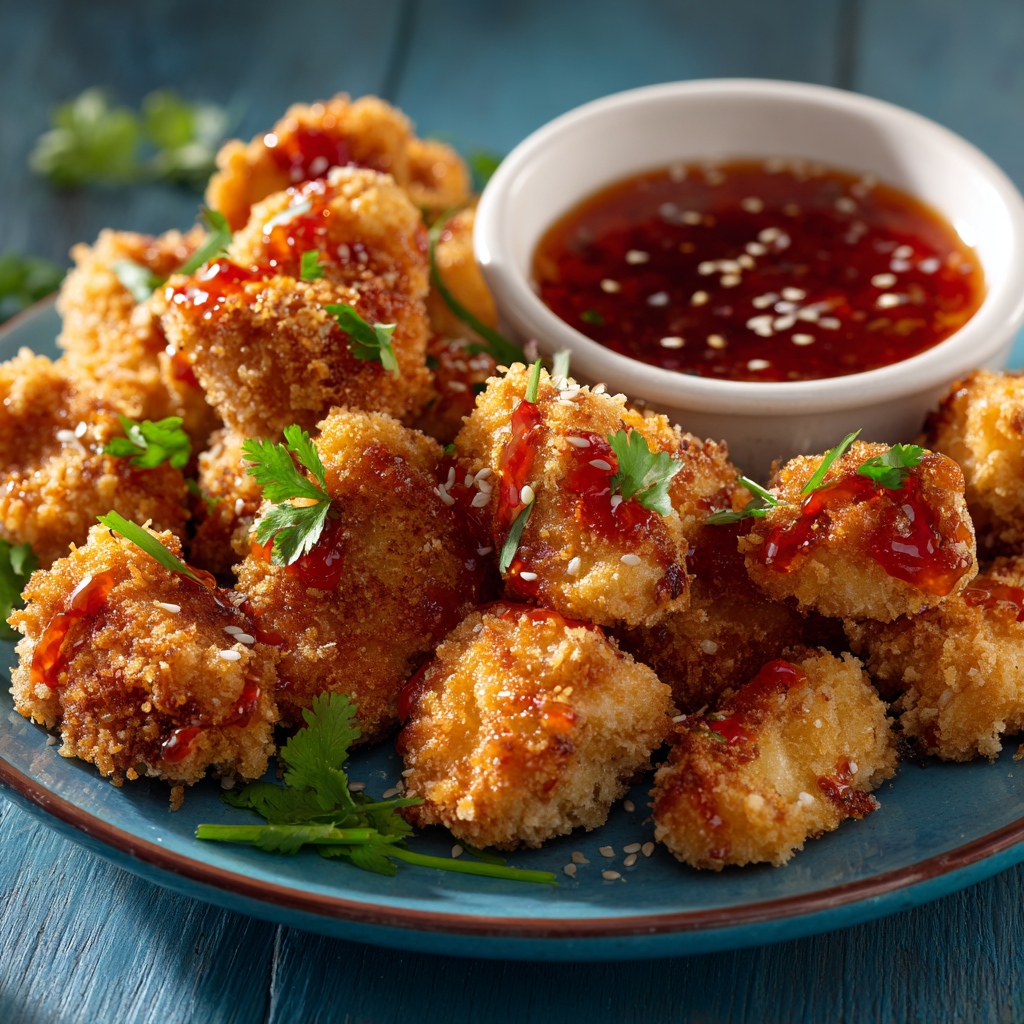 Thai Chicken Bites : Crispy, Sweet & Spicy Appetizer Delight