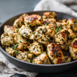 Easy Garlic Herbed Chicken Bites : Juicy, Quick & Flavor-Packed