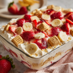 Strawberry Banana Pudding Dream: No-Bake, No-Stress Sweetness