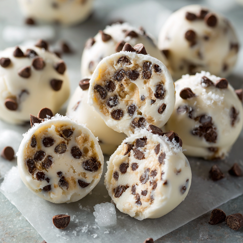 Frozen Chocolate Chip Yogurt Bites : Healthy No-Bake Summer Snack