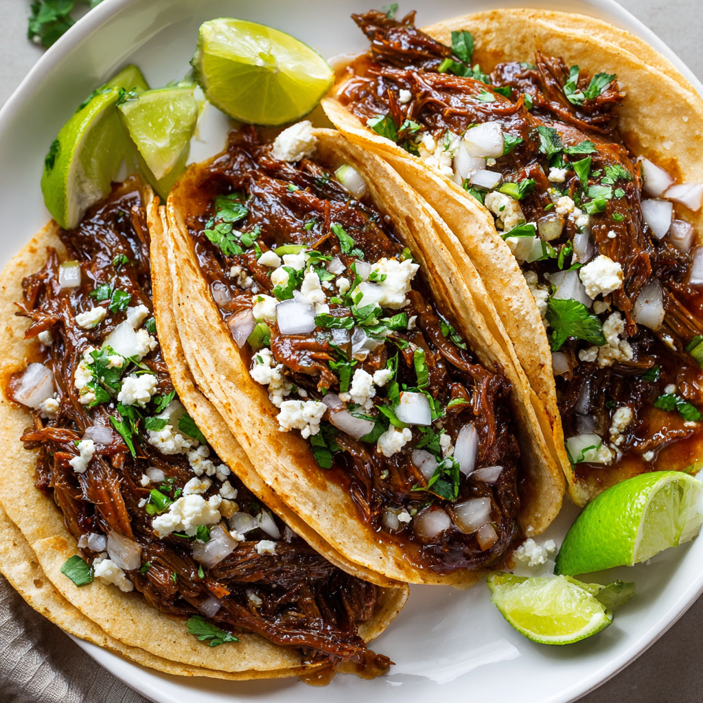 Barbacoa Beef Tacos : Bold, Tender & Bursting with Flavor