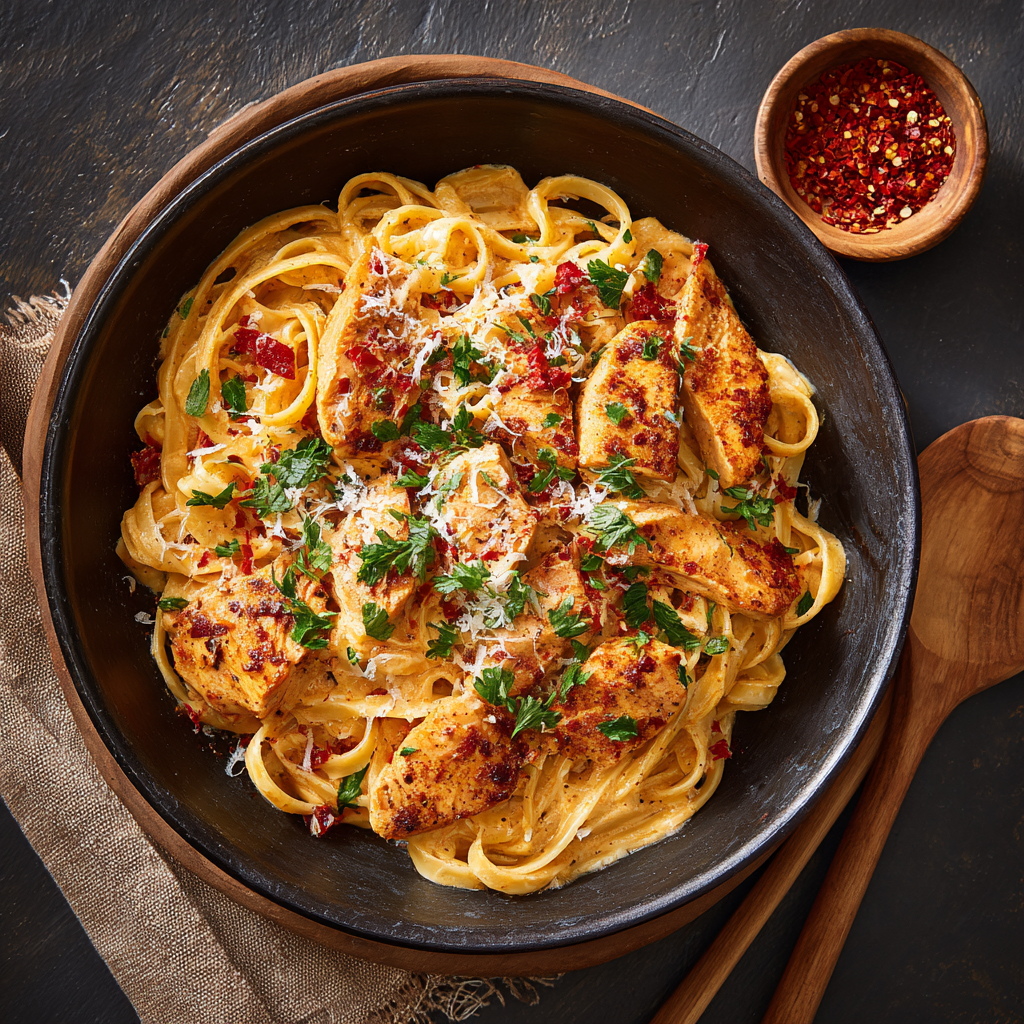 Easy Cowboy Butter Chicken Linguine : Creamy 30-Minute Dinner Win