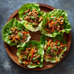 Honey Ginger Chicken Lettuce Cups : Fresh, Fast & Flavor-Packed