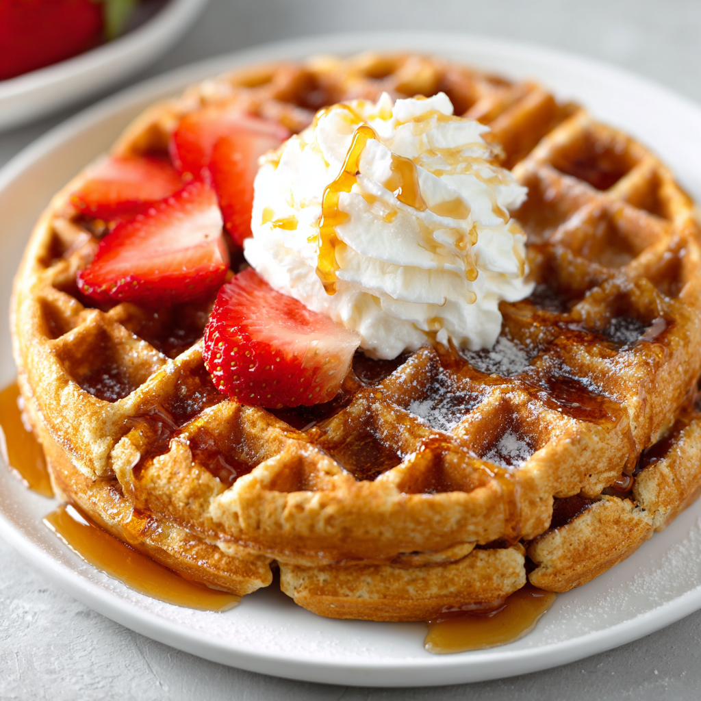 Sourdough Protein Waffles : Crispy, Golden & Packed with Power