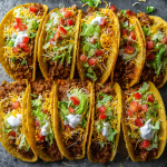 Oven-Baked Cheesy Tacos : Crispy, Loaded & Irresistible