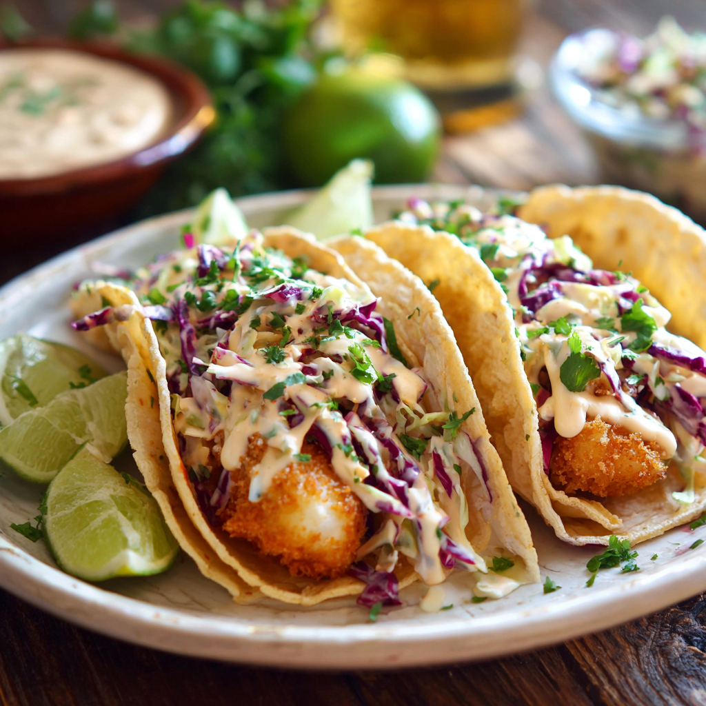 Baja Fish Tacos : Crispy, Zesty, and Totally Crave-Worthy