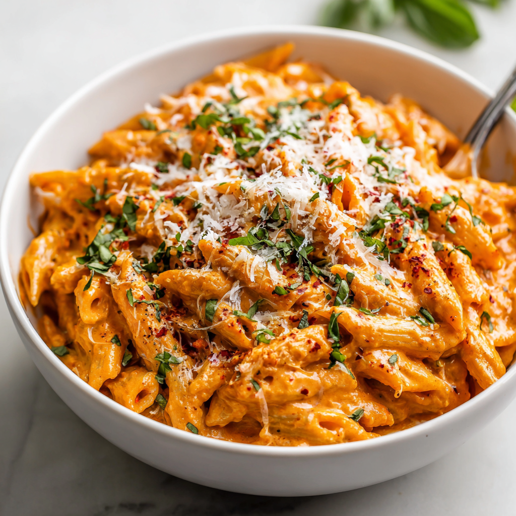 Creamy Tomato Garlic Pasta : Quick, Easy & Full of Flavor