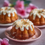Coconut Cream Mini Bundts : Moist, Tropical & Irresistibly Cute