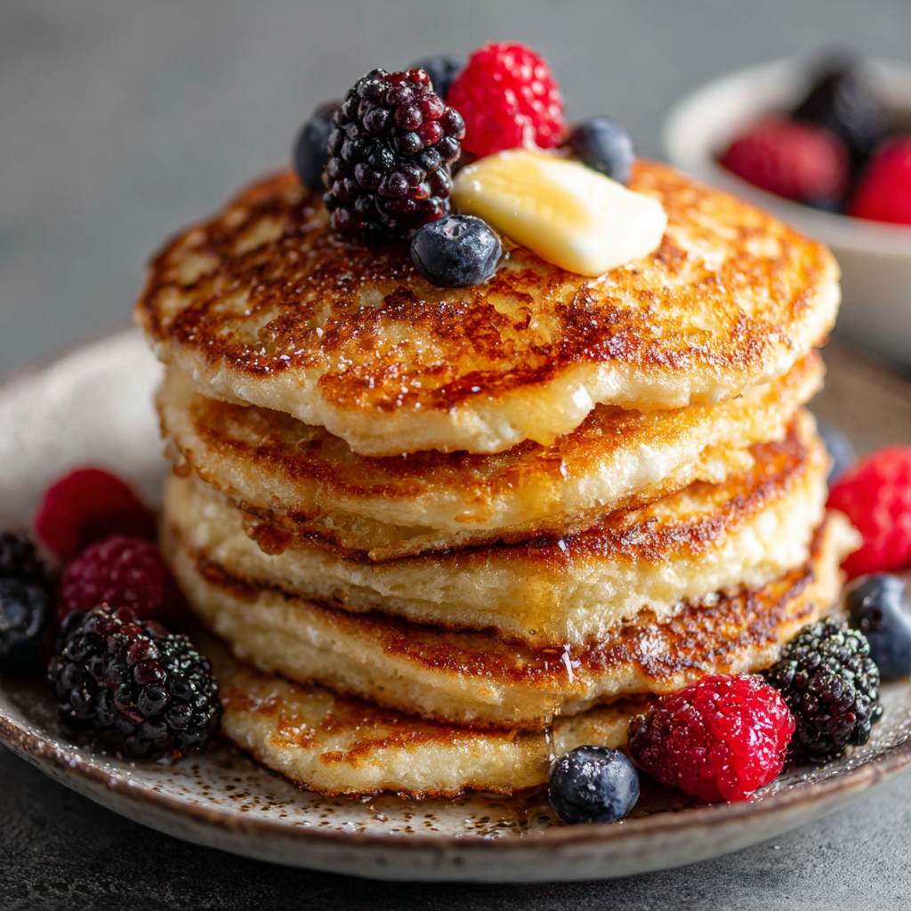 Amazing Fluffy Cottage Cheese Pancakes : Perfect for Breakfast or Brunch