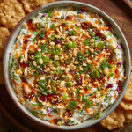 Creamy Sweet & Sour Chinese Dip with Crunchy Veggie Twist