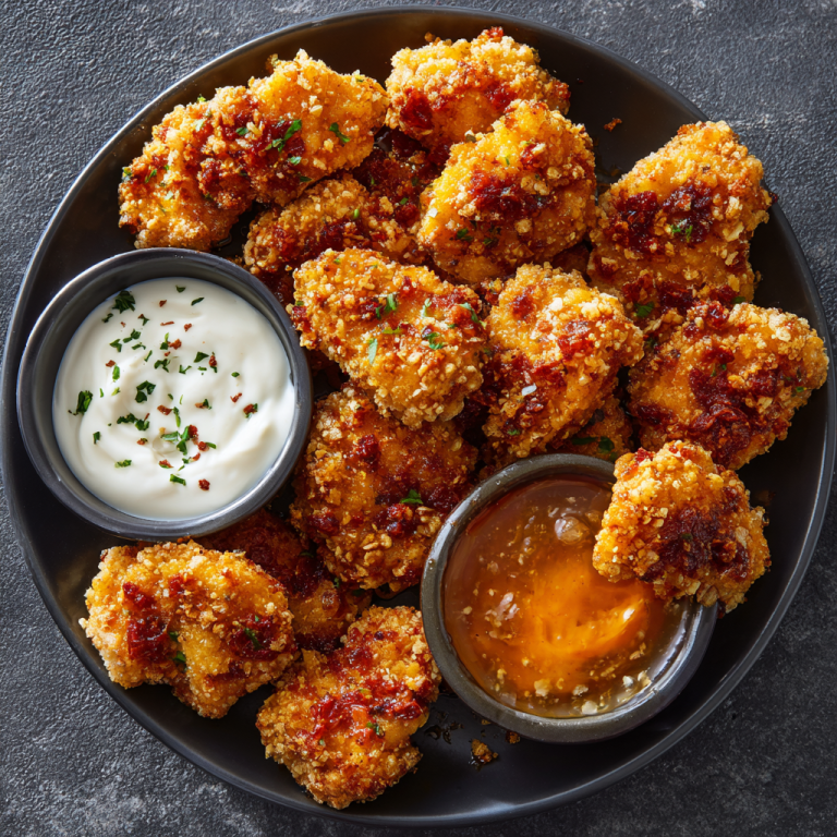 Buffalo Chicken Nuggets : Spicy Bites with Endless Dip Combos - Feastical