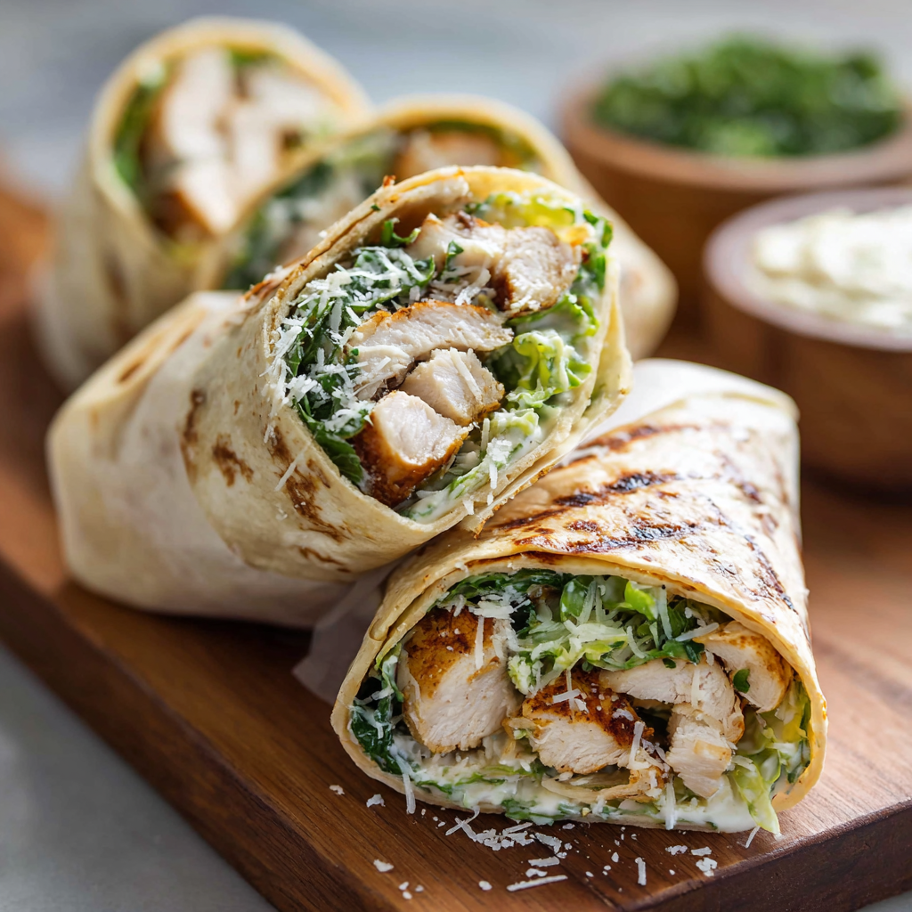 Chicken Caesar Wrap Boxes : Crisp, Savory & Perfect for Meal Prep