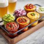 Halftime Snack Flight : Dips Edition for the Ultimate Game Day Spread