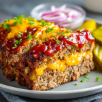 Cheeseburger Meatloaf : All the Classic Flavors in One Juicy Slice