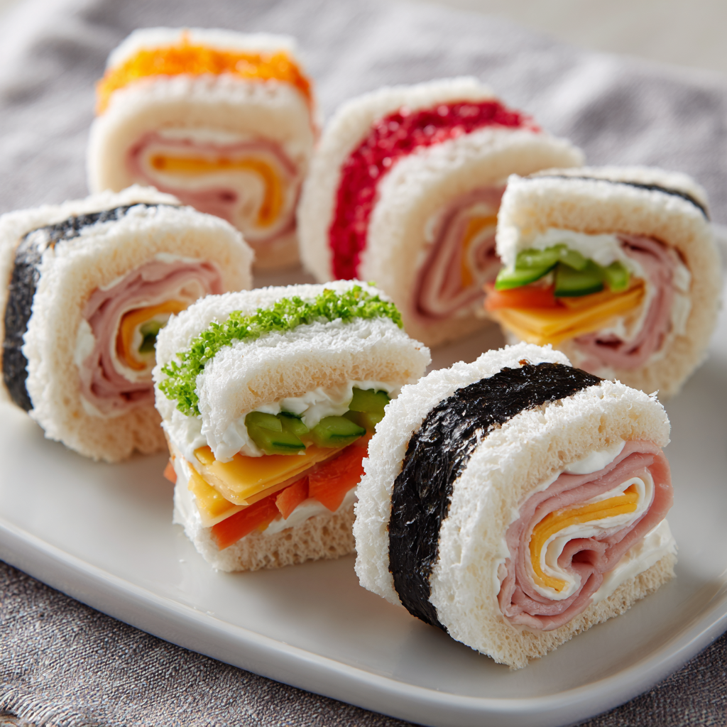 Sushi Sandwiches (No Fish!) : Fun, Rolled Lunches Kids Love