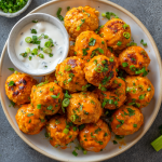Buffalo Chicken Meatballs : Spicy, High-Protein Bites for Dinner or Game Day