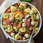 Tuscan Tortellini Pasta Salad : Bold, Bright, and Bursting with Flavor