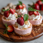Strawberry Mascarpone Mousse Cups : Creamy, Elegant, and No-Bake Easy